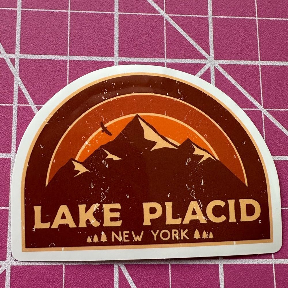 💜13/$13 +Bundle Sticker Sale | Travel Lake Placid NY Waterproof…